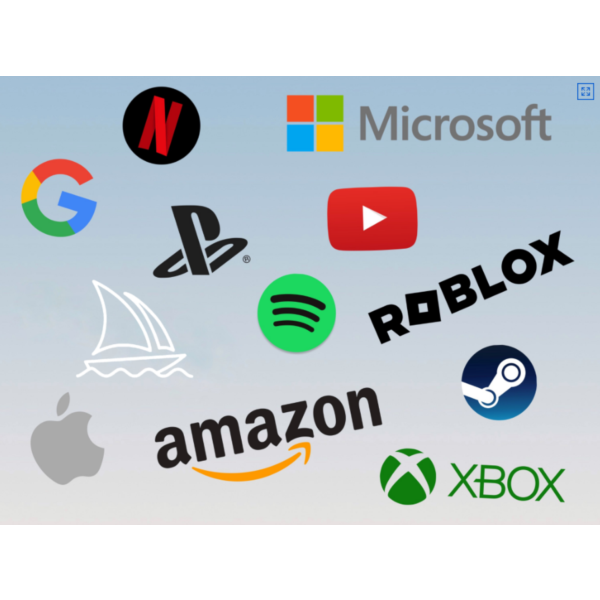 20$ CARD US для GOOGLE/APPLE И ДРУГОГО