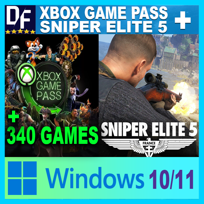 Обложка ✔️XBOX GAME PASS для PC / Sniper Elite 5 ❤️️+МНОГО ИГР