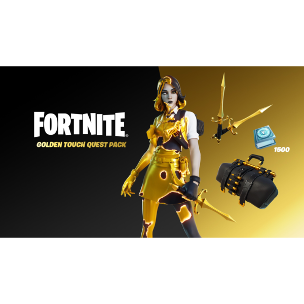Fortnite Набор «Золотые руки» + 1500 В-баксов