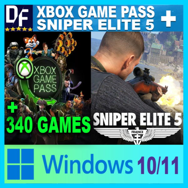 XBOX GAME PASS для PC / Sniper Elite 5 +МНОГО ИГР