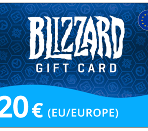 Обложка Blizzard Gift Card 20 EUR (Battle.net) EU