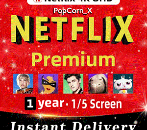Обложка Аккаунт Netflix Premium ULTRA HD 1 год 🔥 ГАРАНТИЯ