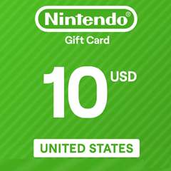 NINTENDO ESHOP CARD 10$ USD ✅(USA)