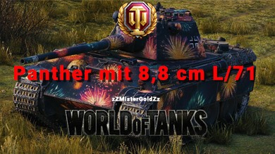Обложка WoT Ru аккаунт с Panther mit 8,8 cm L/71