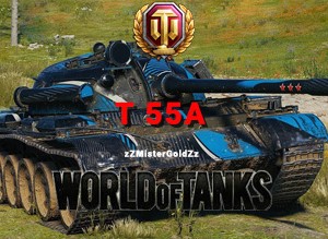 Обложка WoT Ru аккаунт с T 55A