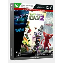 ✅ Семейный набор от EA (NFS, PvZ GW2, Unravel) Xbox