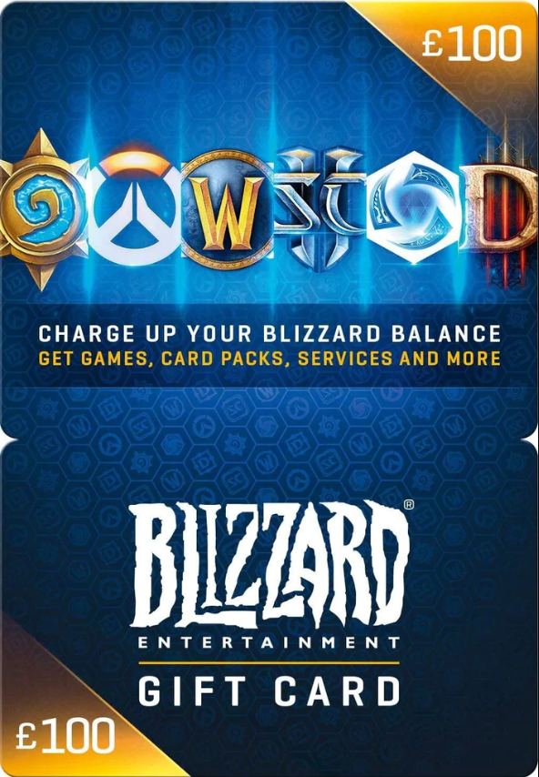 Скриншот 🌠 Blizzard Подарочная карта Battle.net 100€ (EU)  :3