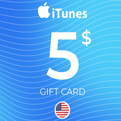 iTUNES GIFT CARD - $5 USD ✅(USA)