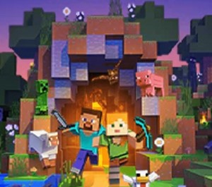 Обложка Minecraft: Java Edition + Minecraft: Windows 10 + GIFT