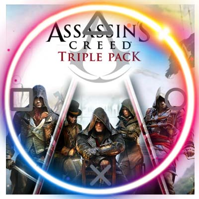 💠 Assassins Creed Triple Pack PS4/PS5/RU Аренда