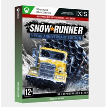 ✅ Key SnowRunner - 1-Anniversary Edition (Xbox)