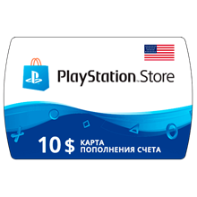 Карта PlayStation(PSN) 10$ USD (Долларов) 🔵США