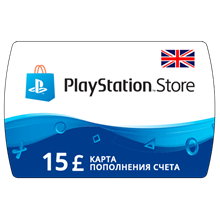 Карта PlayStation(PSN) 15 GBP (Фунтов)🔵UK