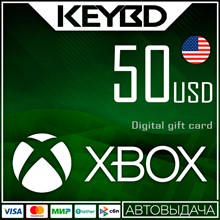 🔰 Xbox Gift Card ✅ 50$ (USA) [No fees]
