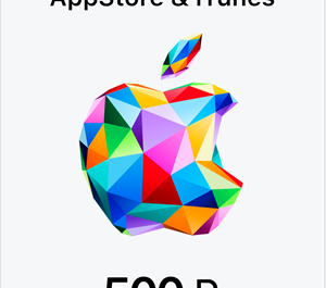 Обложка Подарочная карта Apple App Store & iTunes 500 рублей