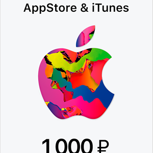 🍏Подарочная карта Apple App Store & iTunes 1000 руб🔥