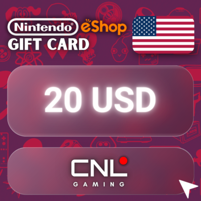 24/7 АВТО | Nintendo eShop 20 USD (подарочная карта)