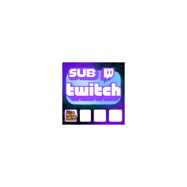 🔮TWITCH SUB | ПОДАРОЧНАЯ ПОДПИСКА | 1-3 УР. | 🔮