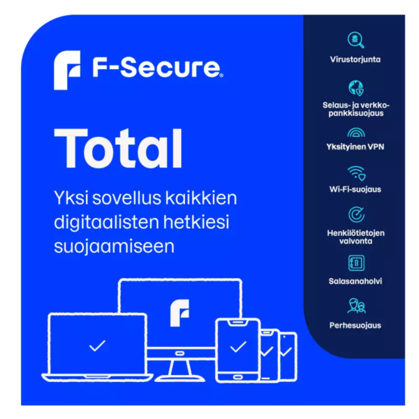F Secure TOTAL 1 год / 5 устройств (подписка) Global