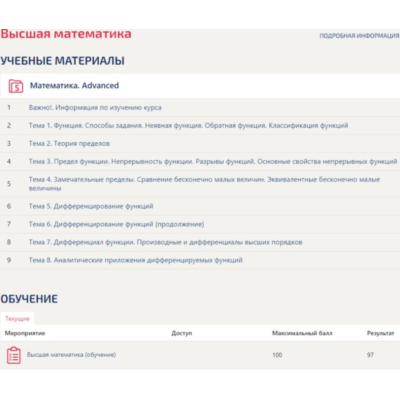 Высшая математика ответы Синергия (тесты 1 семестр)