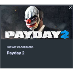 PAYDAY 2 Lars Mask STEAM KEY REGION FREE