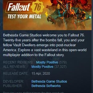 Fallout 76: Steel Dawn Deluxe Edition (Steam Key GLOBAL