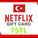 Netflix Gift Card 75TL - Turkey