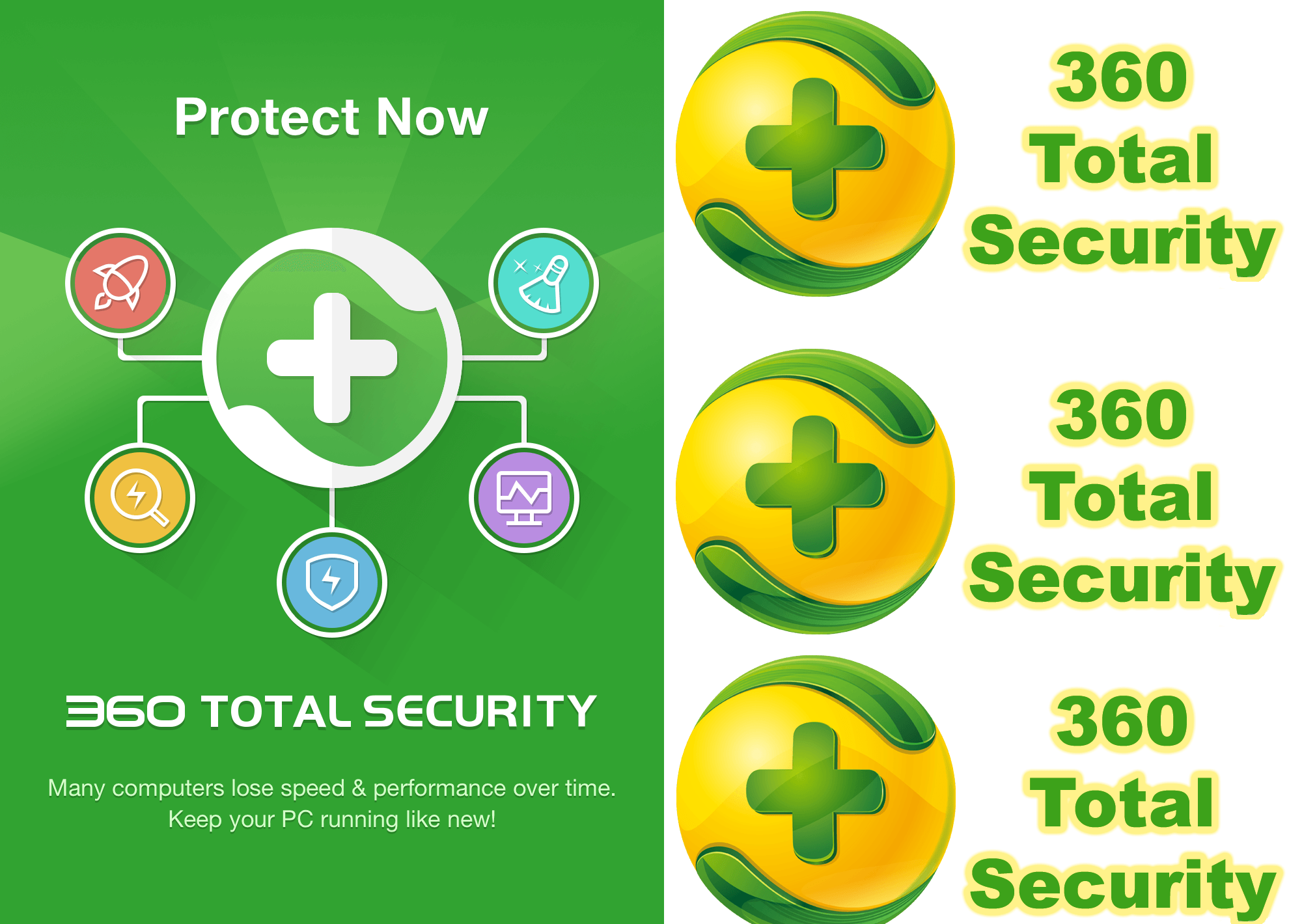 Обложка 360 Total Security Premium  1 год / 3 ПК  Global