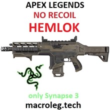 Apex Legends - HEMLOK - Macro for razer (synapse 3)
