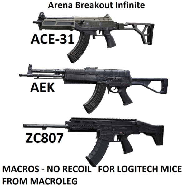 Arena Breakout Infinite. Скрипты для logitech. Пак 1 — только для Steam версии