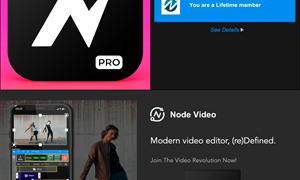 Node Video PRO НАВСЕГДА на iPhone ios AppStore iPad