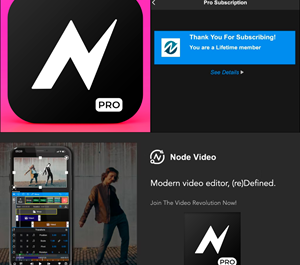 Обложка 📷 Node Video PRO НАВСЕГДА на iPhone ios AppStore iPad