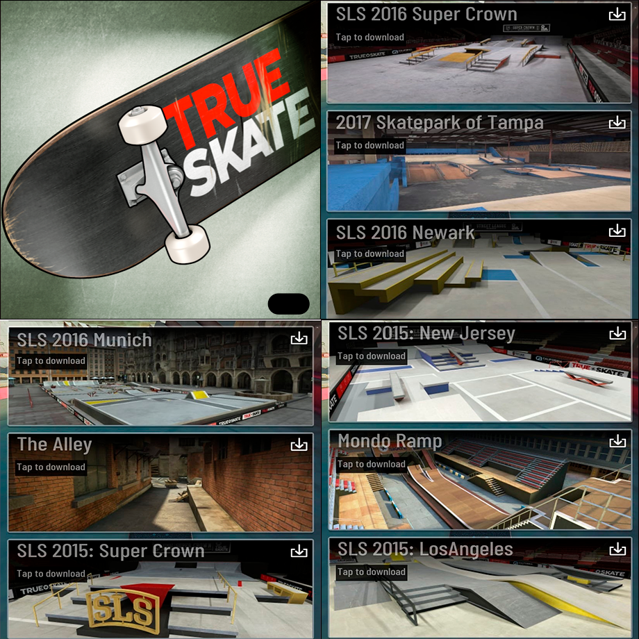 Скриншот ⚡ True Skate + ВСЕ ПАРКИ на ios iPhone AppStore iPad
