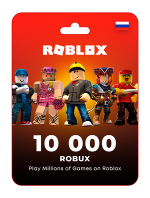 Обложка 🤖 Подарочная карта Roblox на 10000 Robux