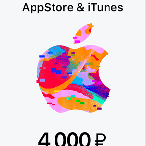 🍏Подарочная карта Apple App Store & iTunes 4000 руб🔥