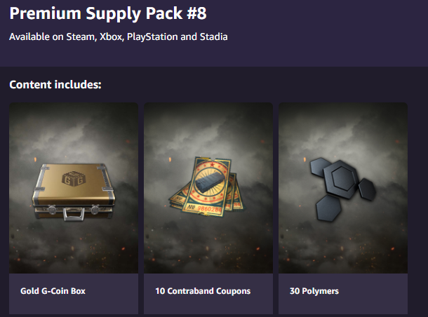 Купить ⚛️Amazon: PUBG :Premium Supply Pack #8 (500G-COINS)⚛️