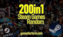 Рандомный Steam Ключ (200 разных игр!)