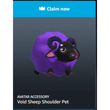 ✅Code Roblox Void Sheep Shoulder Pet #5 ✅ 100%