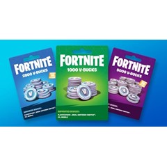 🚀FORTNITE🎮1000 - 2800 - 5000 - 13500 V-Bucks🎁Epic