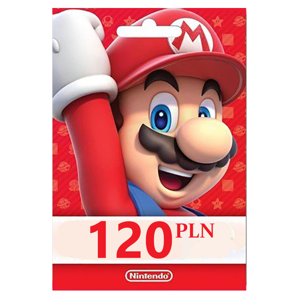 КАРТА ОПЛАТЫ NINTENDO ESHOP — 120 PLN [PL] | ПОЛЬША