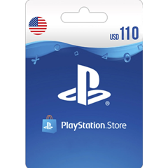 PLAYSTATION NETWORK CARD 110$ USD ✅(USA)🎮