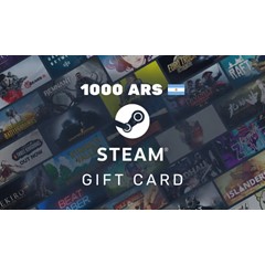 ✅Steam 1000 ARS (Аргентина) ✅ Мгновенно