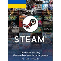 🔥 STEAM УКРАИНА ⭐ КАРТЫ ПОПОЛНЕНИЯ [ 50 - 5000 UAH ]