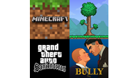 Minecraft Terraria GTA SAN ANDREAS Bully iPhone ios 🎁