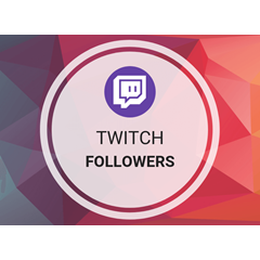 Twitch 1000 подписчиков Реальная быстрая + PayPal