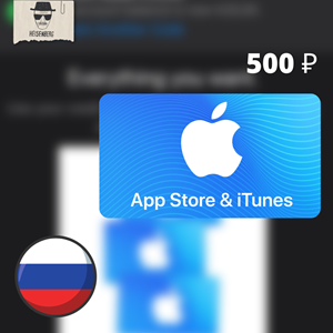 Обложка 🎁Подарочная карта 🍏Apple | iTunes 500₽ 🔑МГНОВЕННО