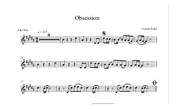 Obsession - Cream Soda (минусовка)