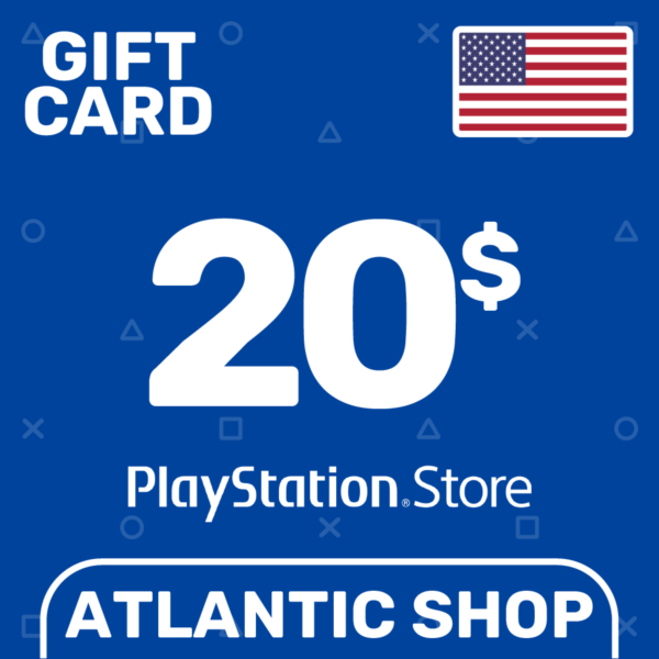 ⭐ Карта Пополнения PSN 20$ (USD) США