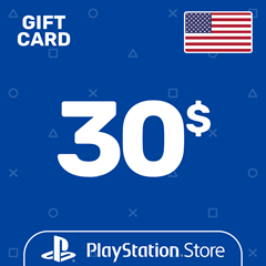 ⭐️Карта Пополнения PSN 30$ (USD) США