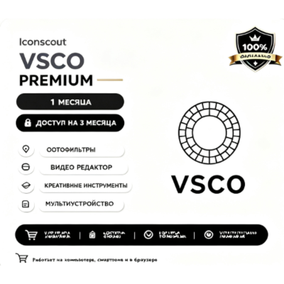 Vsco Pro account счёт 1 год гарантия IOS